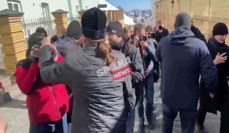 Rights of journalists are being massively violated near Kyiv-Pechersk Lavra, - National Union. VIDEO
