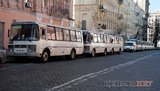 В центре Киева появились автобусы с милицией и автозак. ФОТОрепортаж