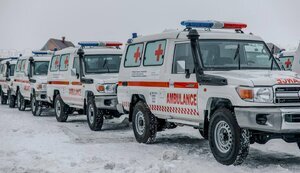 Ukraine to receive 50 ambulances from UAE. PHOTOS