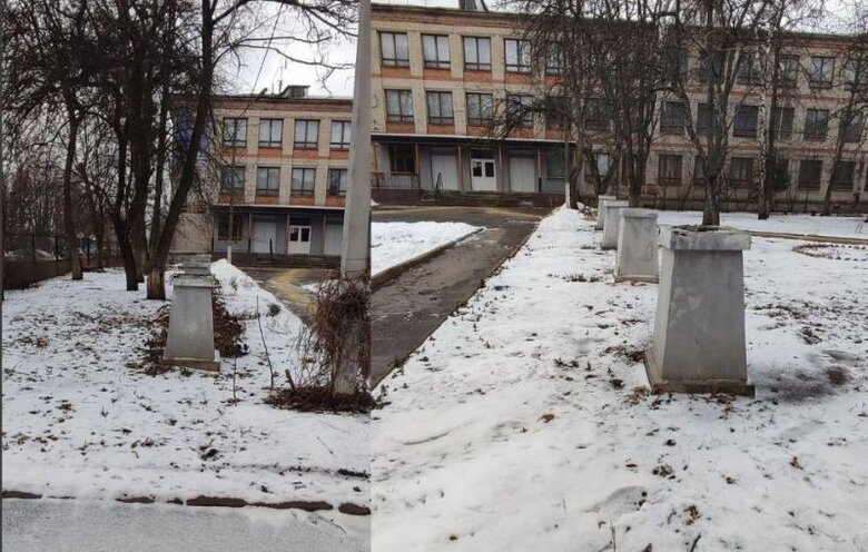 У Харкові знесли алею комсомольців