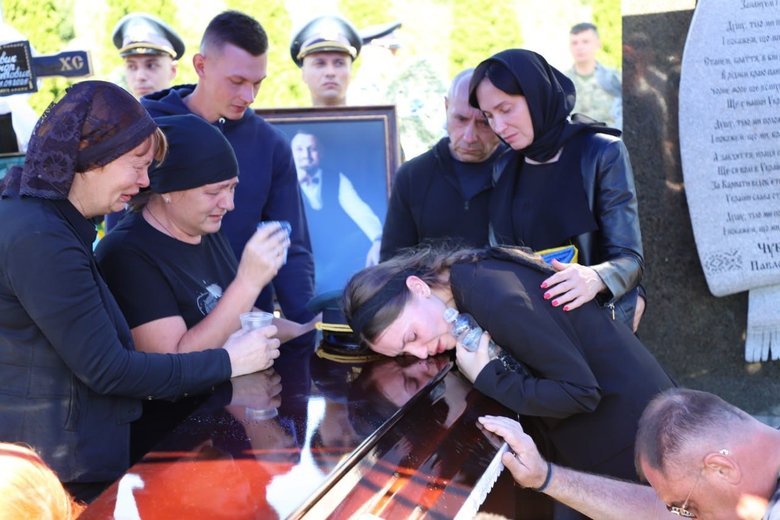 Farewell to pilot Oleksandr Borovyk