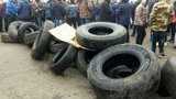 Эвакуация украинцев из Китая: на место протестов в Новых Санжарах стянули полицию, Нацгвардию и военную технику. ВИДЕО