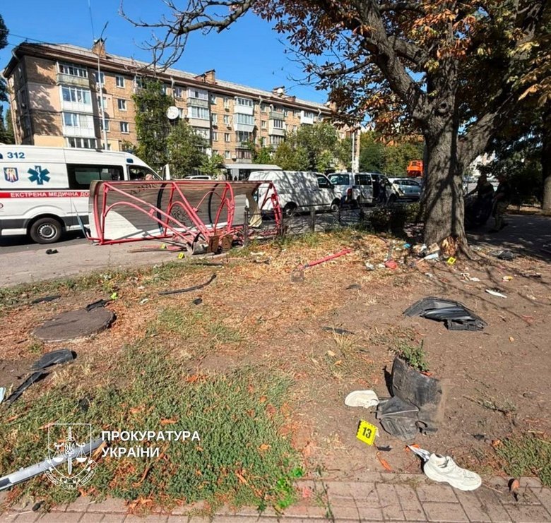 Road traffic accident in Kyiv on 19 August 2026