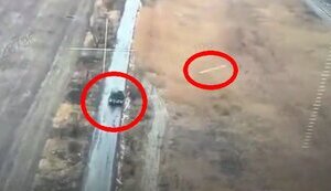 Знищення двох ворожих танків поблизу села Українка на Донеччині. ВIДЕО