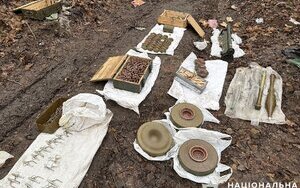 Police seize ammunition found by citizens in forest belt near Poltava