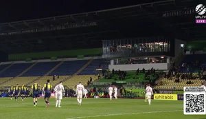 Футбольный матч без света в Житомире