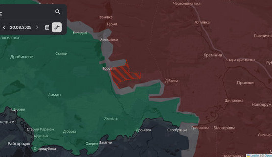 Просування росіян на Донеччині