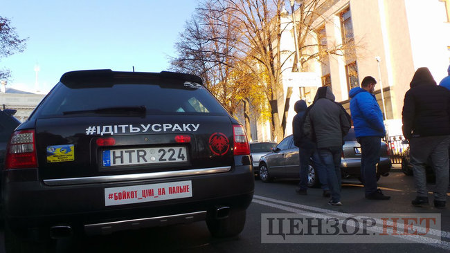 Rally outside Ukrainian parliament: Owners of cars registered abroad demanding affordable customs clearance rates for their vehicles 12