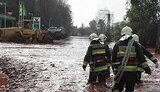 Техногенная катастрофа в Венгрии - улицы залиты ядовитой грязью.ФОТОрепортаж.