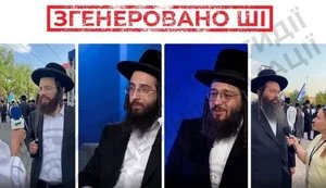 Росія поширює ШІ-фейки про виплати хасидам та незалежну Умань