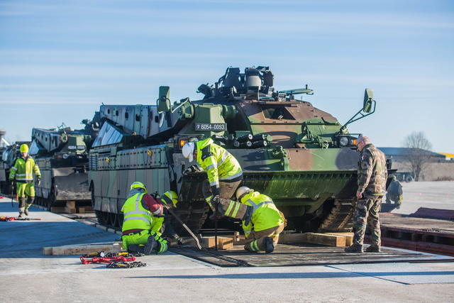 French armored vehicles for NATO arrived in Estonia 02 French armored vehicles for NATO arrived in Estonia 02