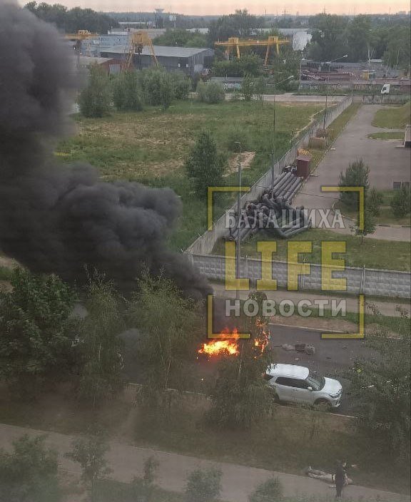 Балашиха підірвано авто