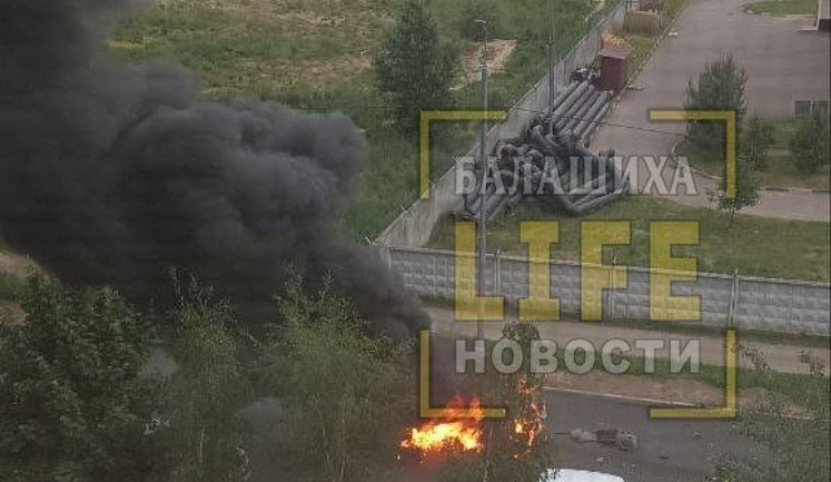 Car explosion in Balashikha, near Moscow: one fatality. VIDEO+PHOTO