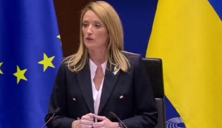 Президентка Європарламенту Мецола у День Соборності: "Європа ще раз підтверджує свою підтримку України"