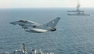 "The ship of shame": British fighter jets escort Russia's Admiral Kuznetsov on its way from Syria. VIDEO+PHOTOS