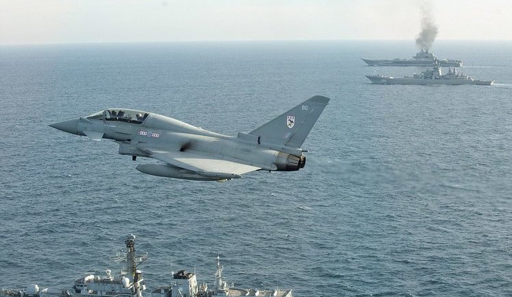"The ship of shame": British fighter jets escort Russia's Admiral Kuznetsov on its way from Syria. VIDEO+PHOTOS