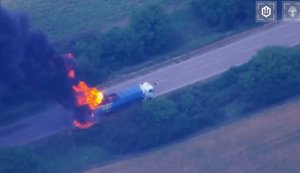 USF are dismantling Russians’ logistics network along land corridor to Crimea: 360 transport vehicles have been struck. VIDEO