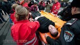 Милиционер потерял сознание под Радой после удара кастетом в челюсть, - МВД. ФОТОрепортаж