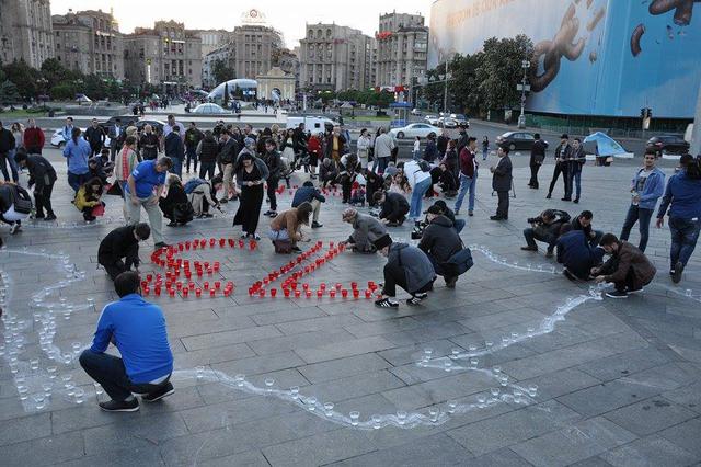 Kyiv residents commemorated Crimean Tatars on Maidan 07 Kyiv residents commemorated Crimean Tatars on Maidan 07