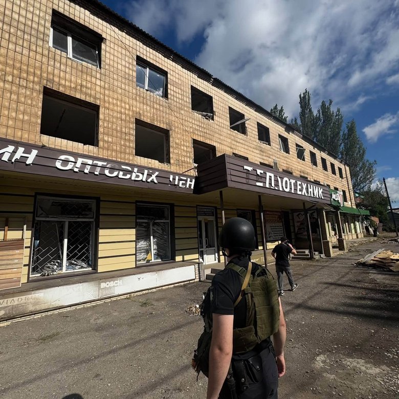 Обстрел Славянска