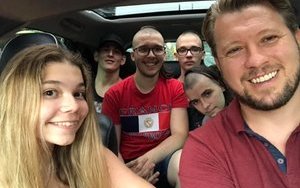 Троє синів загиблого комбата 11-го батальйону Гуменюка - батька п'ятьох дітей, успішно вступили в КПІ. ФОТО