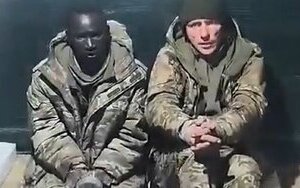 африканський найманець полонений росіянин