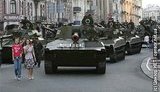 Военные просят понимания у киевлян за многочисленные репетиции (график перемещения танков)