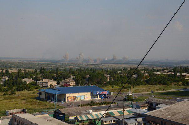 шахтерск обстрелы