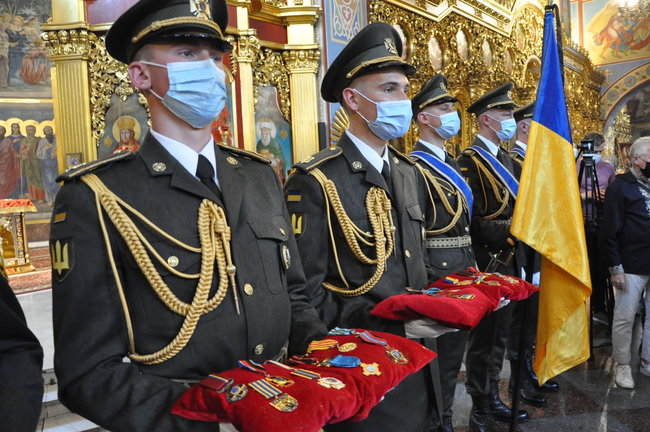 С умершим ветераном ОУН-УПА и дивизии Галичина Орестом Васкулом простились в Киеве 13