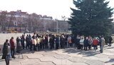 Підприємці протестують проти закриття ринків у Полтаві: Кажуть, що не отримають допомогу від Кабміну, адже громада не перебуває у "червоній" зоні. ФОТОрепортаж