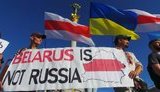 "Білорусь без Луки та Х#йла!" У центрі Києва відбулась акція солідарності з білоруською нацією. ВІДЕО+ФОТОрепортаж