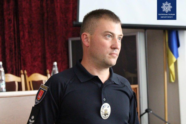 Представлено нового заступника начальника управління патрульної поліції Одеської області - Кисличенка 04