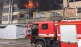 Четырехэтажное производственное здание горит в Черновцах. Площадь пожара - 2 тыс. м2. ФОТО