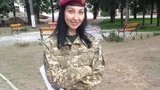 Із загиблою на Донбасі Ярославою Никоненко попрощалися в Києві. ВIДЕО