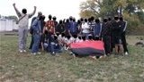 Фанаты "Шахтера" сыграли матч под флагом УПА. ФОТОрепортаж