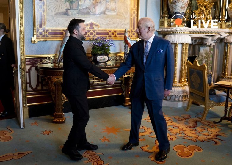 Володимир Зеленський зустрівся з Чарльзом ІІІ