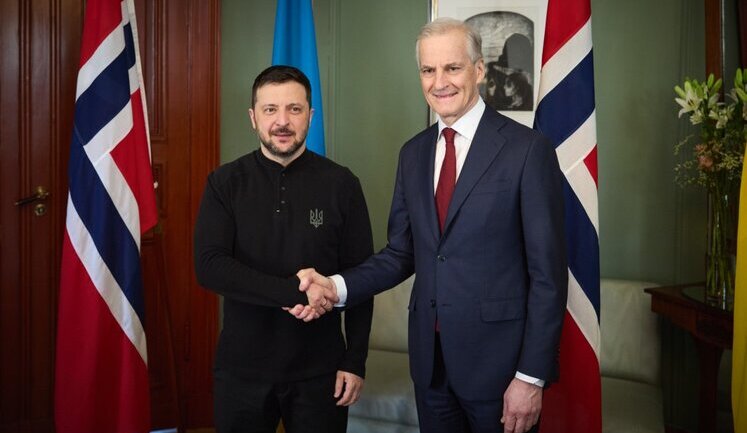Zelenskyy meets with Norwegian PM Støre to discuss F-16 and air defense supplies
