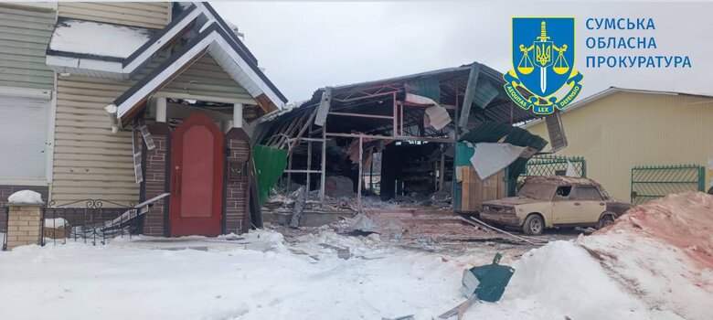 Occupiers mortared civilian infrastructure in Seredyna-Buda, wounding man 02