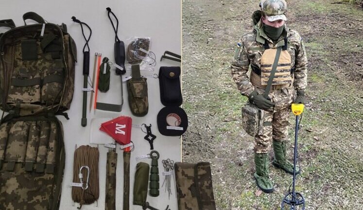 Вітчизняний індивідуальний набір для розмінування допущено до використання у ЗСУ, - Міноборони. ФОТО