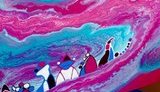 Журналистка Яна Седова продает свои картины, чтобы собрать деньги на лечение. ФОТОрепортаж