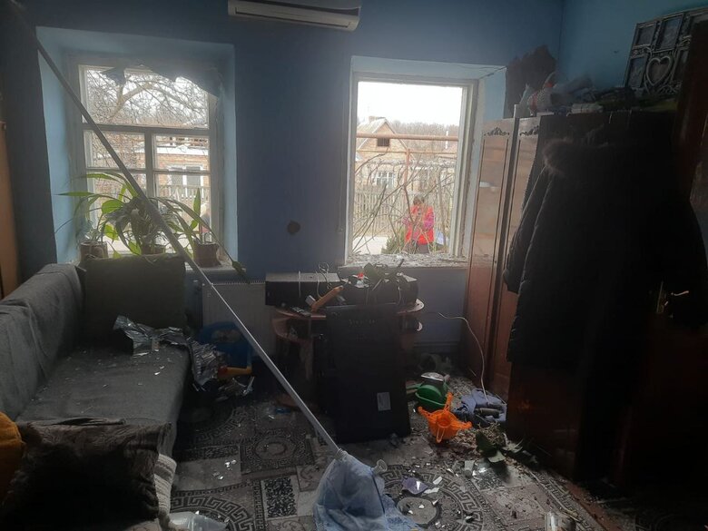 Наслідки обстрілу Дніпропетровщини