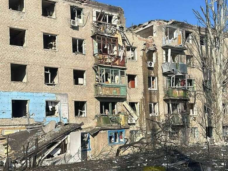 удар по Константиновке 19 февраля 2025 года