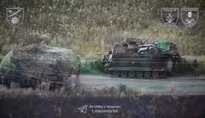 Воїни 66-ї бригади евакуювали пошкоджений бронетранспортер M113 з-під носа російських операторів дронів. ВIДЕО