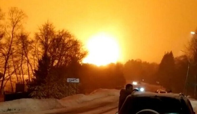 В Ярославской области России произошел взрыв на газопроводе. ВИДЕО