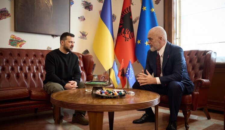 Ukraine and Albania signed Treaty on Friendship and Cooperation. PHOTO