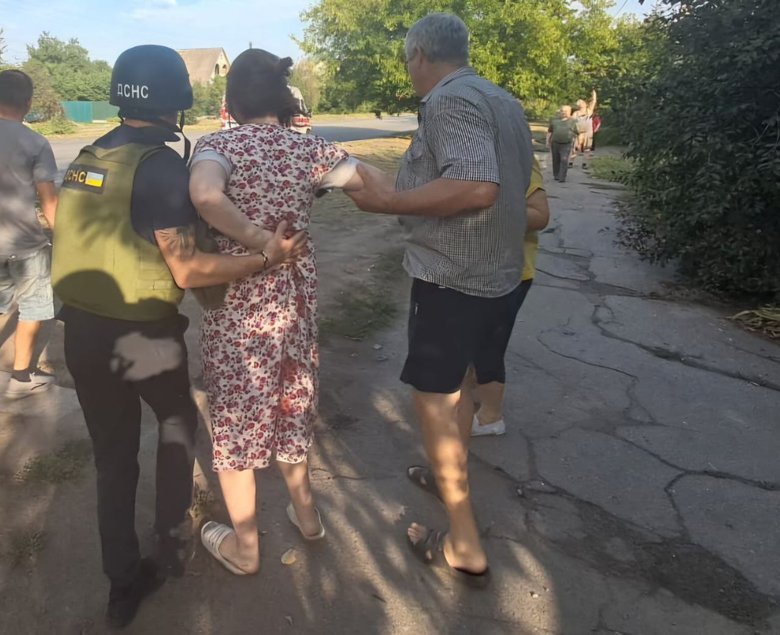 Russian attacks on Dnipropetrovsk region on 10 September