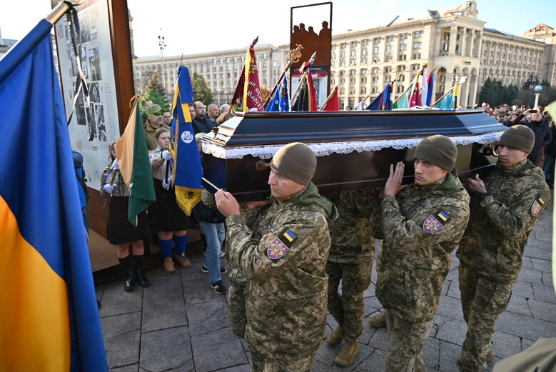 Із воїном та засновником видання Горинь Тарасом Давидюком, який загинув у бою проти окупантів на Запоріжжі, попрощалися у Києві 10