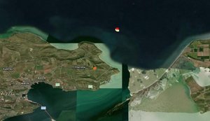 Two tankers attacked in Taganrog Bay: one vessel engulfed in flames