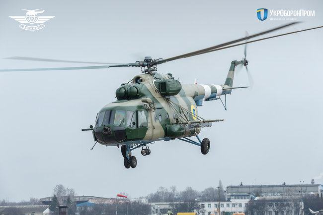Конотопський авіаремонтний завод Авіакон передав ЗСУ модернізований гвинтокрил Мі-8МТ 01