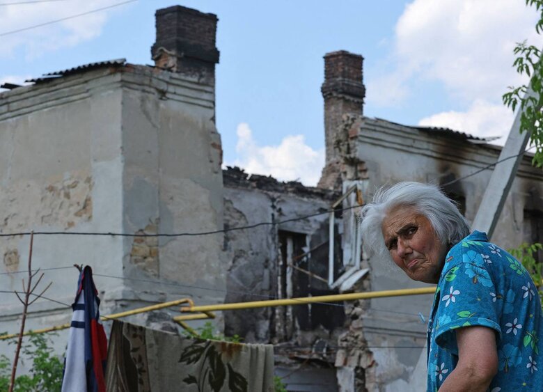 Кадыров, где ты прячешься? - в Северодонецке партизаны расклеили послание к Кадырову 05